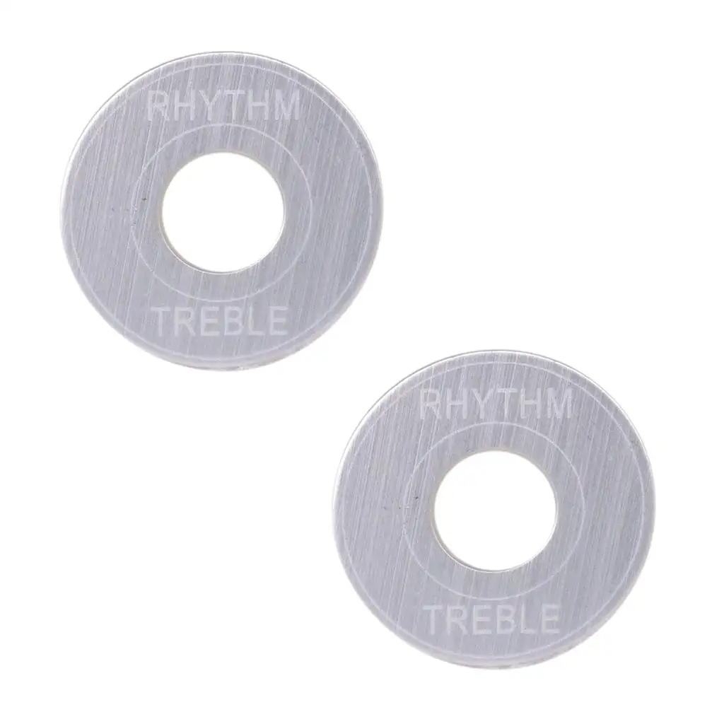 Electric Guitar Pickup Selector Washer Aluminum Alloy Rhythm Treble Ring Plate for LP EPI Accessory