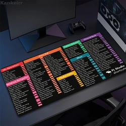 Pc Offices Mousepad Simple Windows Shortcut Key Mouse Pad Office Software Office Word Shortcuts Large Laptop Mouse Mat Xxl Rug