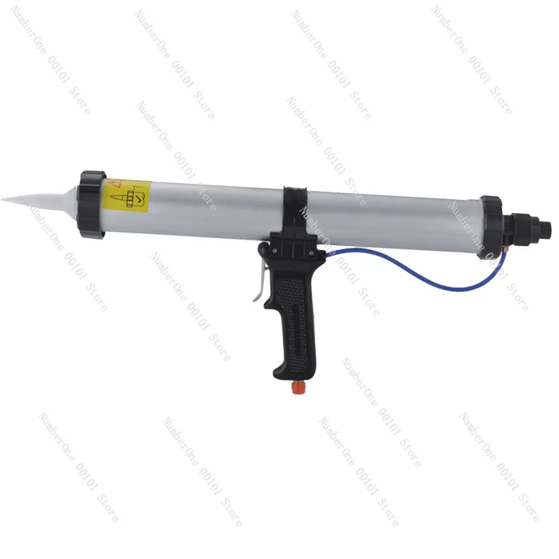 

15 Inch 600ml Pneumatic Sausage Caulking Gun Silicone Sealant Air Gun Rubber Putty Applicator For Gun