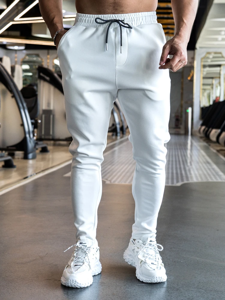 

Men's Running Fitn Long Trousers Tight Training Pants Spring Autumn Cotton Blend Breathable Qui Dry Sportswear