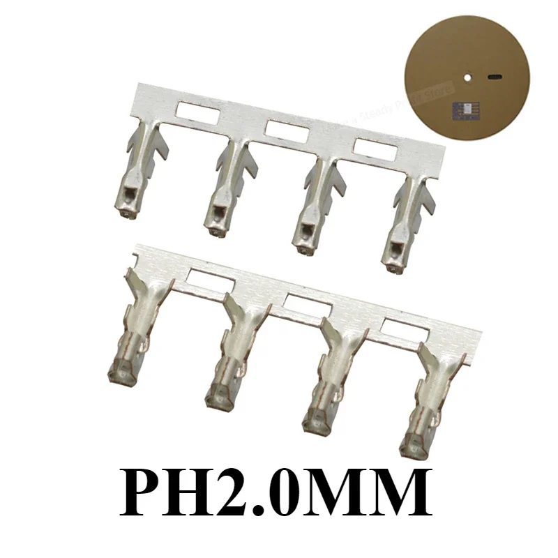 하우징 터미널 와이어 케이블, SM 암 수 커넥터, JST1.25 PH2.0 XH2.54 CH3.96 VH3.96 mm KF2510, 1.25mm 2.0mm 2.54mm, 100 개