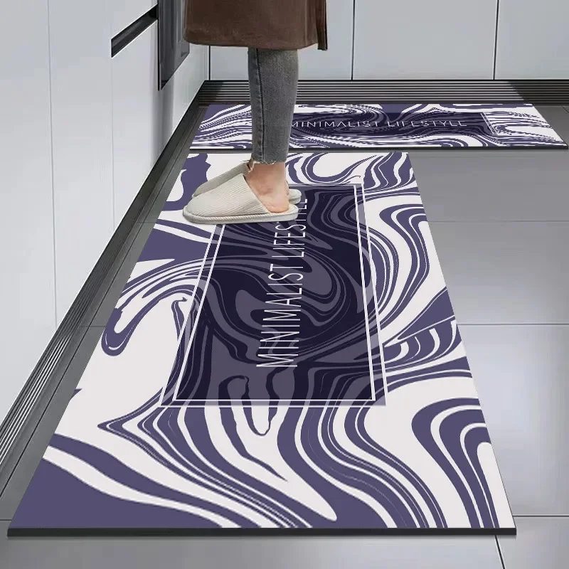 Super Absorbent Mat Non-slip Diatomaceous Earth Doormat Floor Mats Non-slip Carpet Kitchen Mat Super Long Strip Carpet