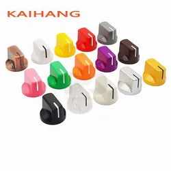 2PCS Duck billed straight line Guitar Effects knob cap Audio indicator volume adjustment potentiometer knob cap Round hole 6.4mm