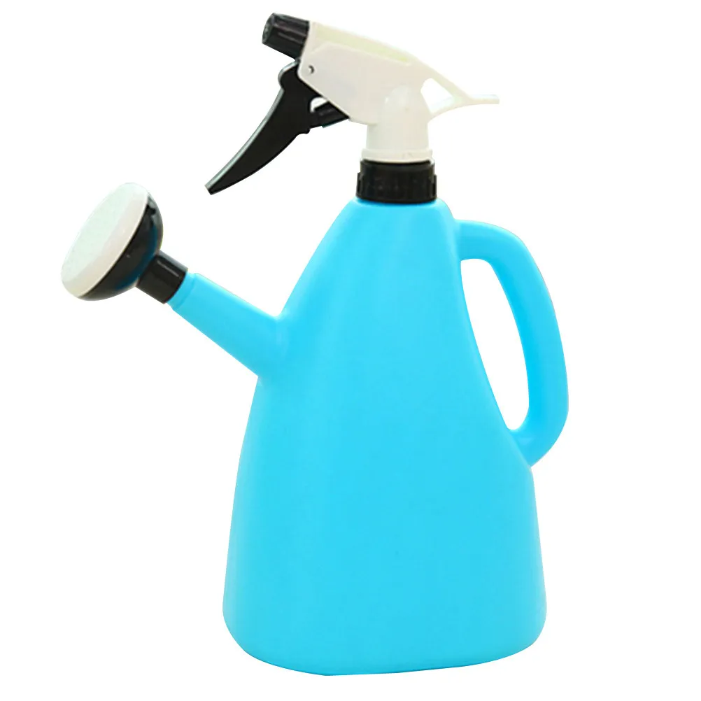 1 Liter Dual-Mode Trigger Sprayer Bottle Watering Pot Garden Cans Flower Mister Hand-Pressure Mist Atomizer for Plants Hair