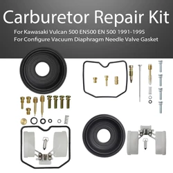 2 Set Carburetor Repair Kit for Vulcan 500 EN500 EN 500 1991-1995 Configure Vacuum Diaphragm Needle Valve Gasket