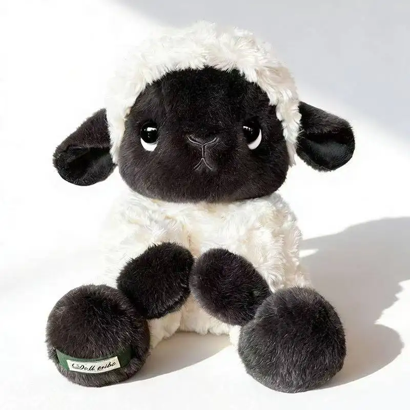 El más nuevo cordero sentado Ollie muñeca Kawaii relleno figura de juguete de peluche muñeca de dibujos animados anime lindo almohada niños regalo de cumpleaños muñeca