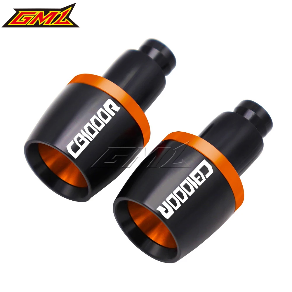 For Honda CB1000R CB 1000R CB1000 R Universal Motorcycle CNC Aluminum Handlebar Grips Bar Ends Cap Counterweight Plug Slide