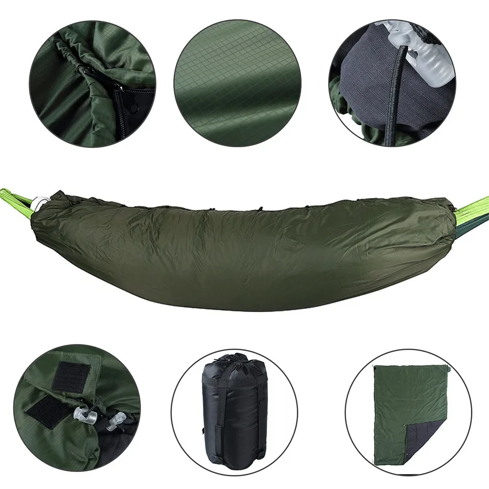 Multifunctional Camping Sleeping Bag Hammock Underquilt Blanket Mat Lightweight Quilt Packable- Full Length Under