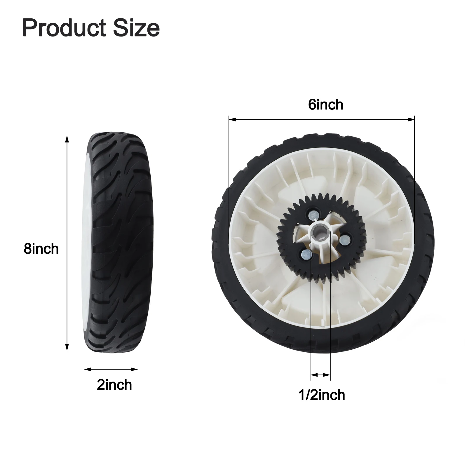

For Toro Lawnmower Bearings and Pulleys Replacement for 8 Inch Wheels OEM Part 1154695 for Models Including 20352 20358