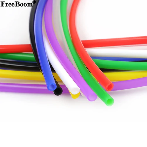 Tubo de silicona de 1/5/10m, manguera de goma de calidad alimentaria, tubos flexibles de riego de aire para acuario, conector de agua, mangueras de bomba de estanque para pecera