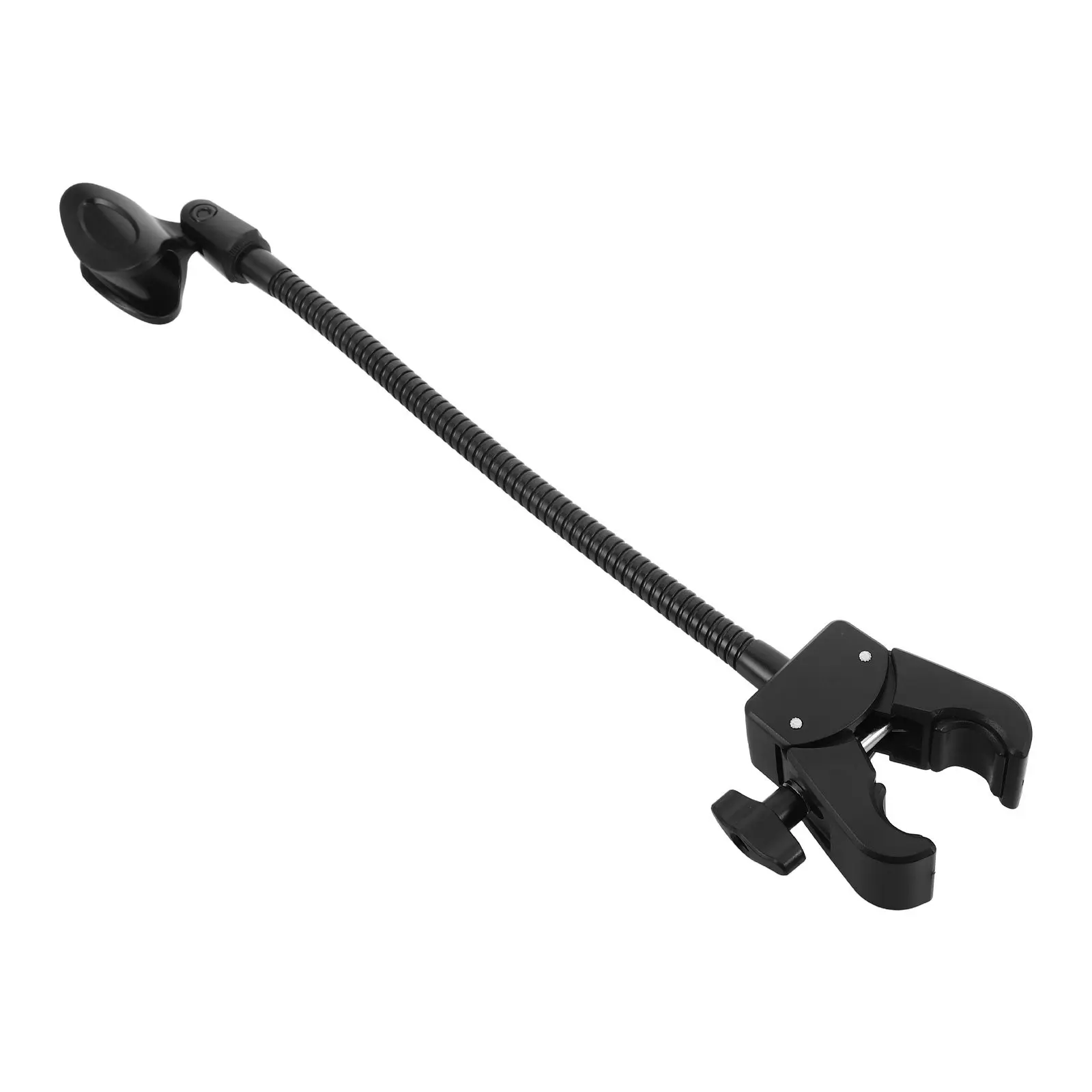 Flexible Mic Arm Gooseneck Microphone Stand 0.6-1.8 Clip on Clamp Mic Holder Adjustable for Streaming Meeting Gooseneck Boom Arm