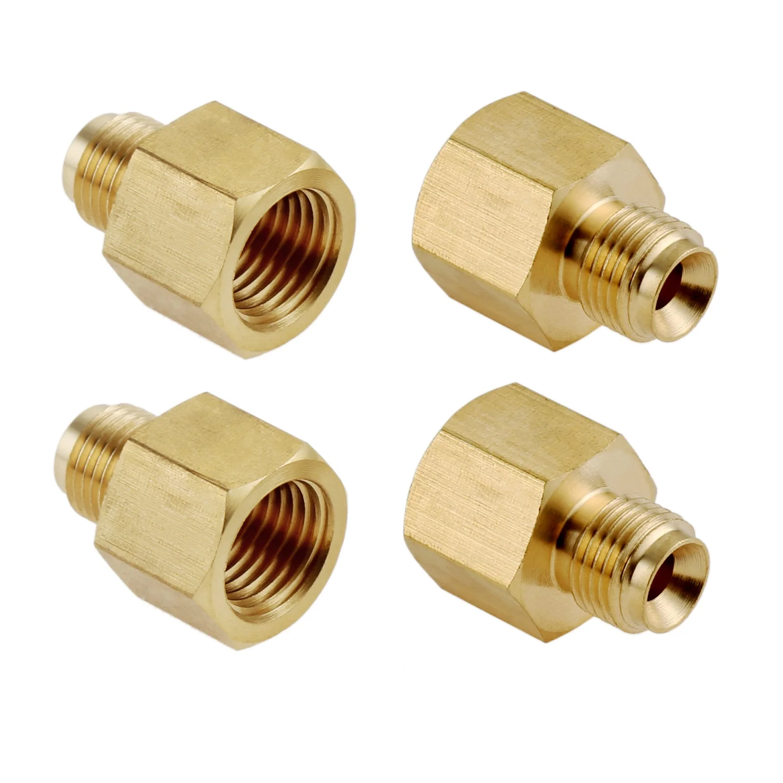 4pcs Brass 1/4