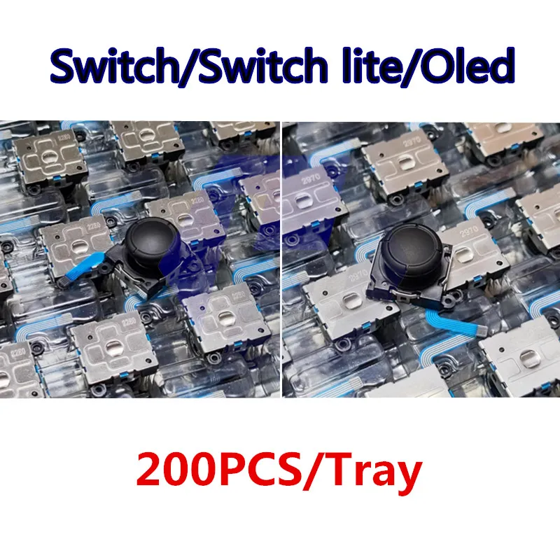 200PCS Joycon Joystick Replacement Analog Thumb Stick for Nintendo Switch Joy-Con Controller/ Switch Lite / OLED
