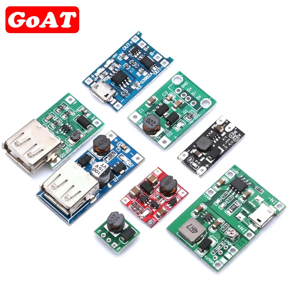 3A 5A 8A DC-DC Buck Step-down Power Supply Module 5V-12V 24V to 5V 3.3V 9V 12V Fixed Output High-Current MINI560