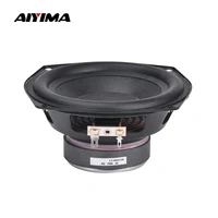 AIYIMA, 1 Uds., altavoz Subwoofer de 5,25 pulgadas, 4 Ohm, 30W, altavoz de graves lateral de goma para altavoces de estantería