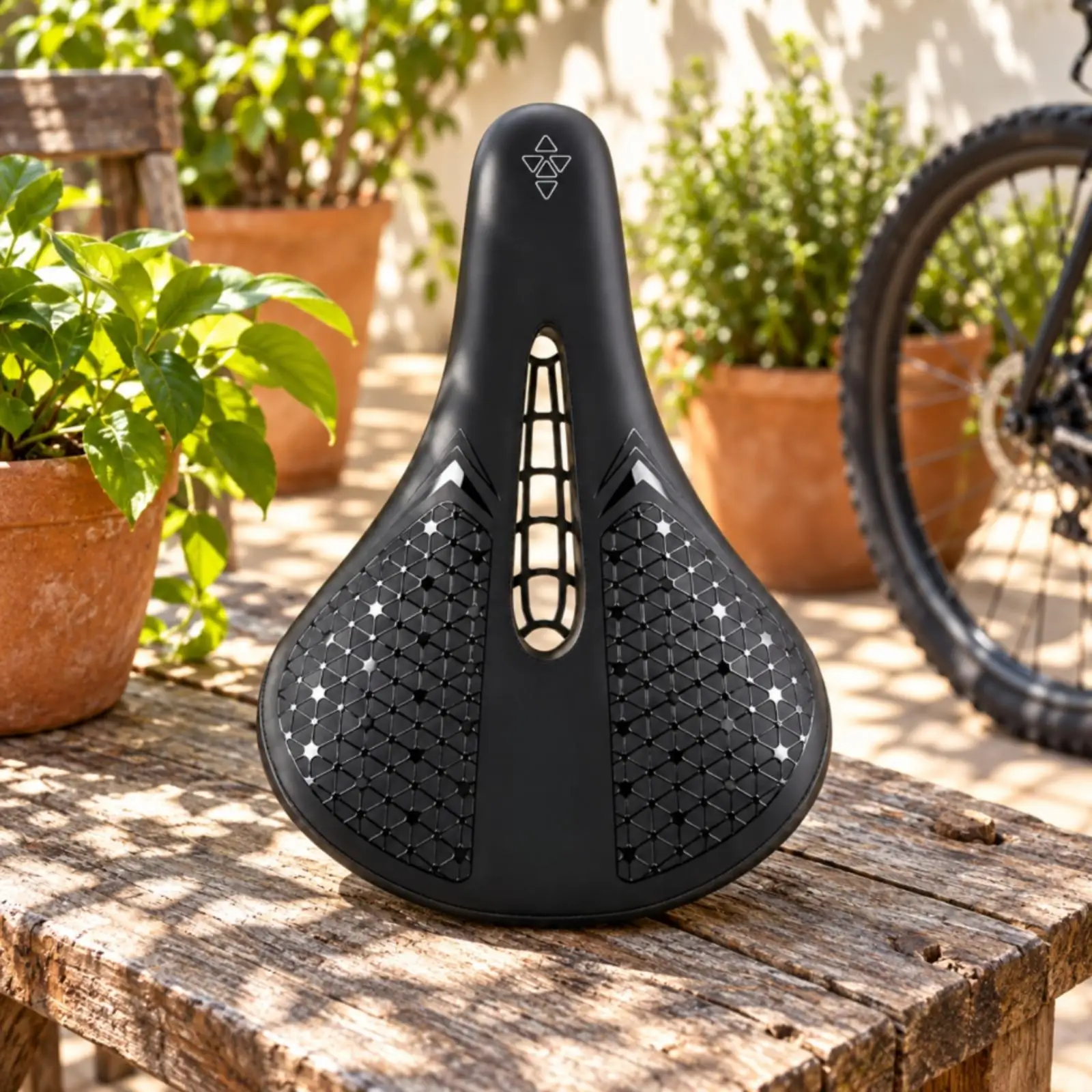 Mountain Bike Saddle Streamlined Padded Bike Saddle Breathable Comfortable for Commuters, Everyday Cycling