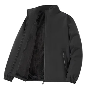 Autumn Winter-Forted-Fahrerjacken für heiße Mann dicke Zip-up-Cop-Hülle 4 Hauptverkäufe Verkäufe - №3