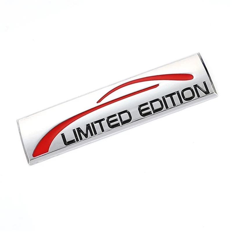 Autosticker Limited Edition Metaallegering 3D Badge Automodificatie Accessoires Achtermarkering Zijmarkering Decoratieve autosticker