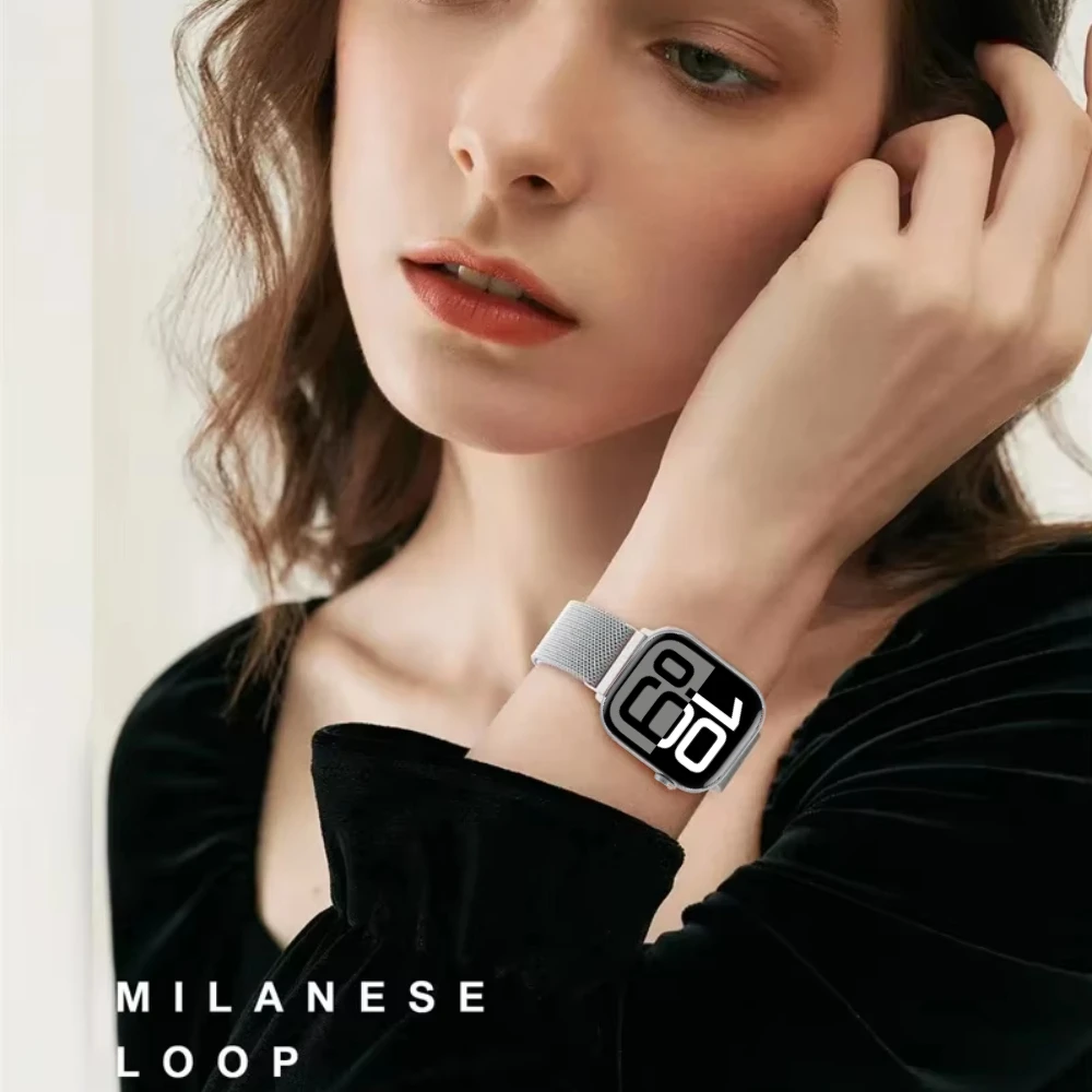 Milanese Loop Strap for Apple Watch Ultra 49mm 10 42mm 46mm 9 8 7 45mm 41mm Metal Breathable Band for IWatch 6 5 4 3SE 44mm 40mm