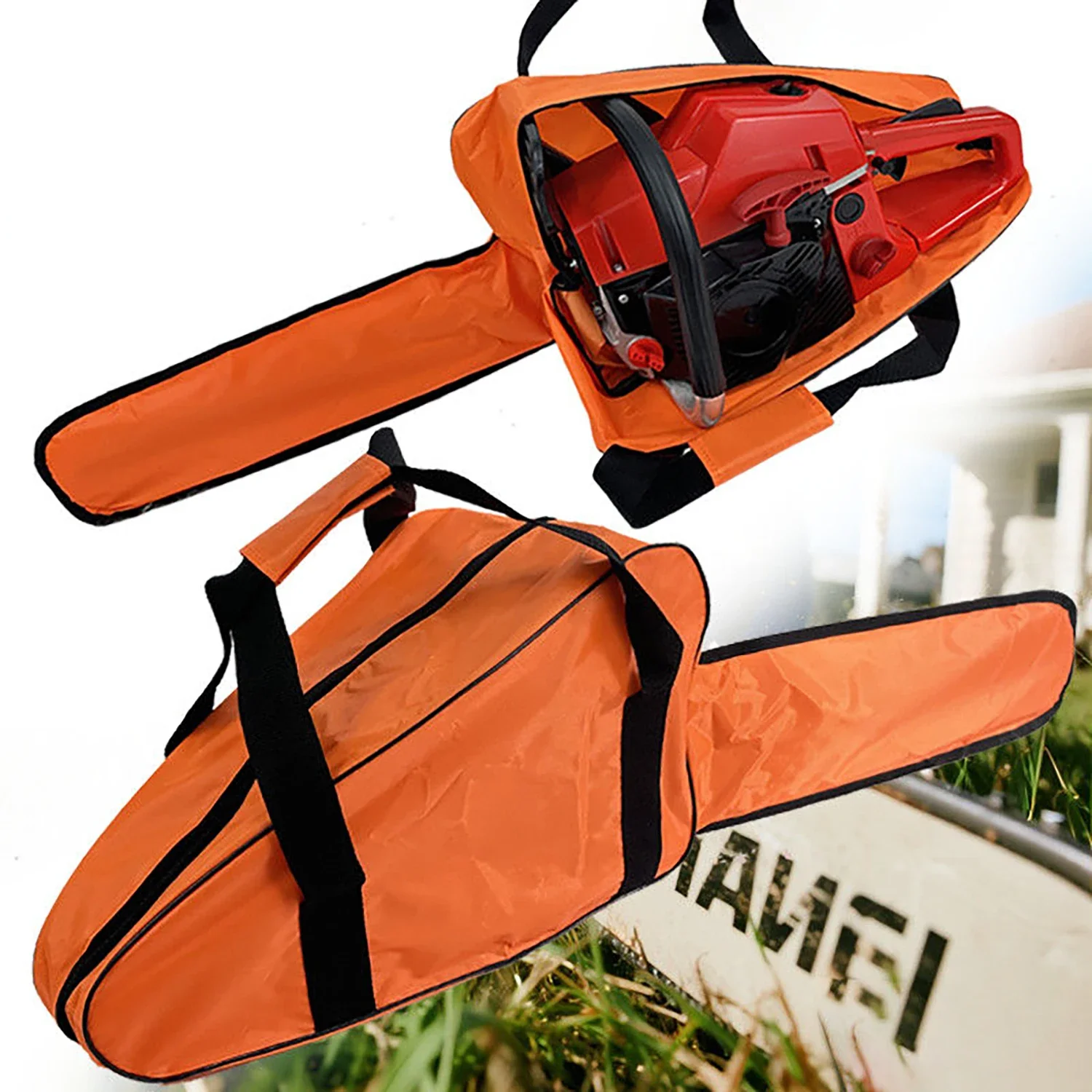 Bolsa de ferramentas portátil para motosserra resistente – à prova d'água e durável, cabe em motosserras e acessórios de 16-18 polegadas e 18-20 polegadas