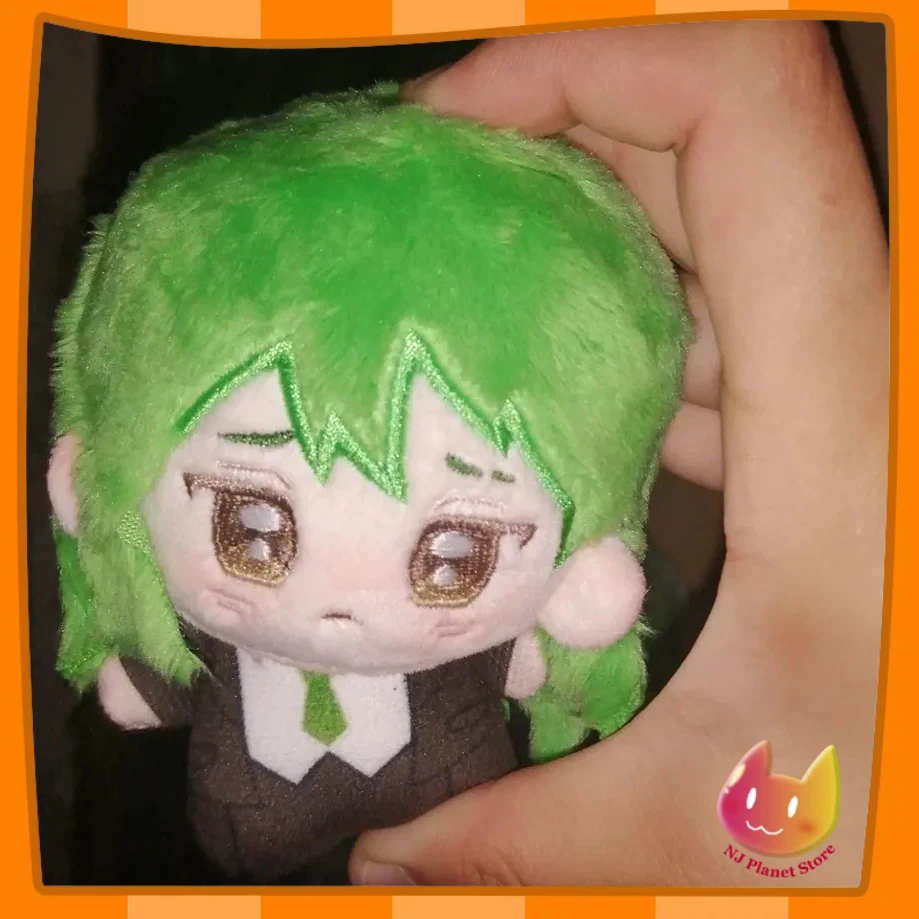 

10cm Mini Doll Green Lobotomy Corporation Netzach Cotton Doll Body Dress Up Clothing Cute Soft Toy Figures Fans Collection Gifts