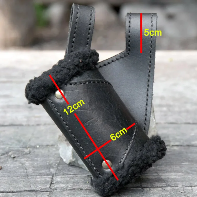 중세 북유럽 바이킹 해적 기사 검 칼집 칼집 홀더 PU 가죽 모피 홀스터 벨트 개구리 코스프레 의상 액세서리