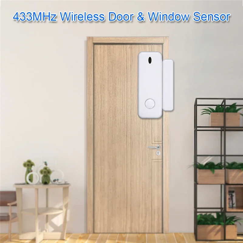 CPVAN Wireless 433MHz Door Sensor Window Sensor Only for CP10/CP10 Pro/CP10 Pro LoRa/SN30W Home Alarm System