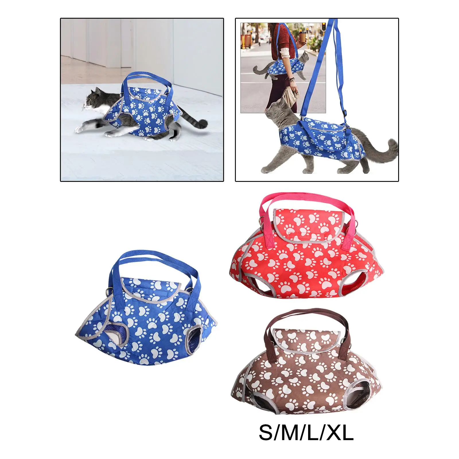 Cat Carrier Cage with Shoulder Strap Breathable Portable Dog Carrier Leg Out Pet Carrier Travel Bag for Walking Transport Puppy