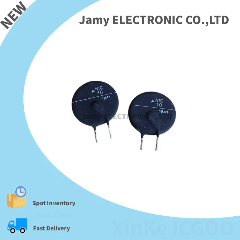 Original  20pcs B57464S0100M000  NTC 10 10D-25 10R 26MM Plug-in Negative Temperature Thermistor