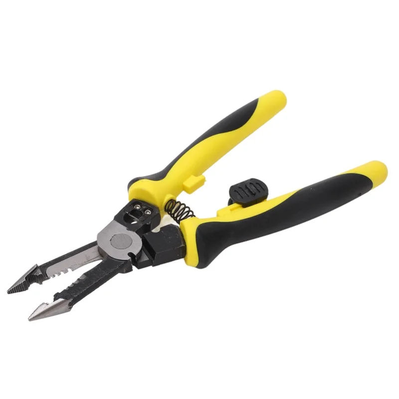 Wire Stripper PV Electrician Stripping Crimping Pliers Pulling Breaking Hand Tool