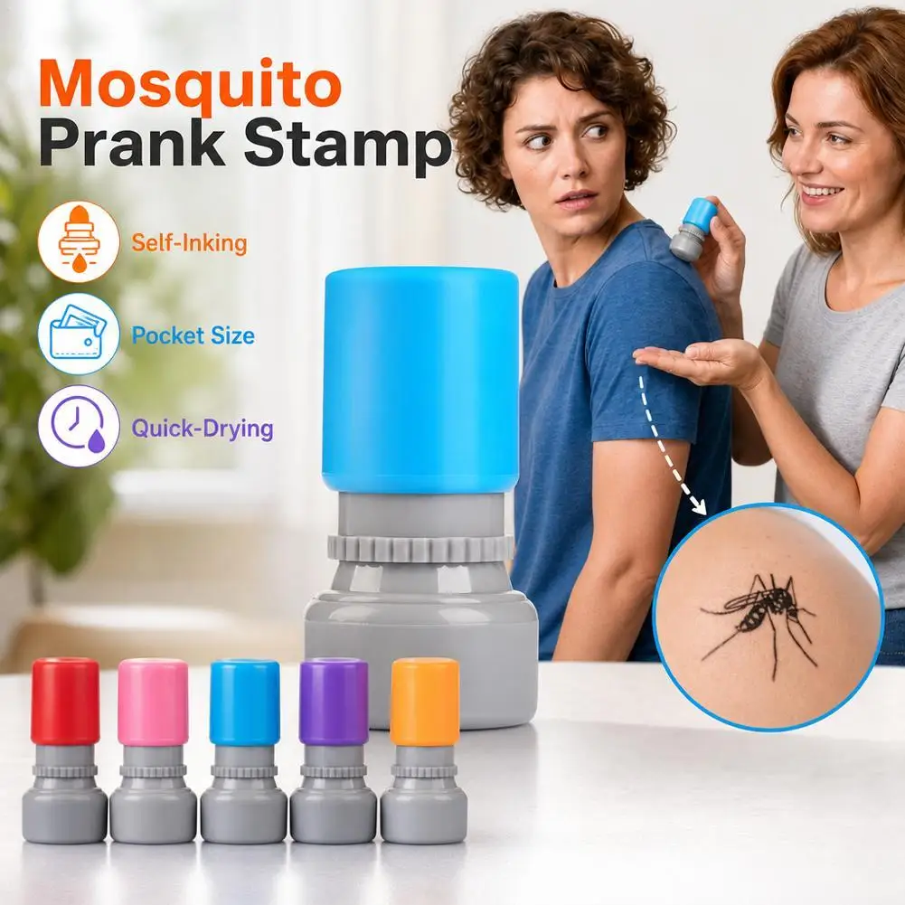 Funny Mosquito Stamp Practical Cartoon Bug Design Novelty Insect Gift Stamps Scrapbooking Paintting Stamps