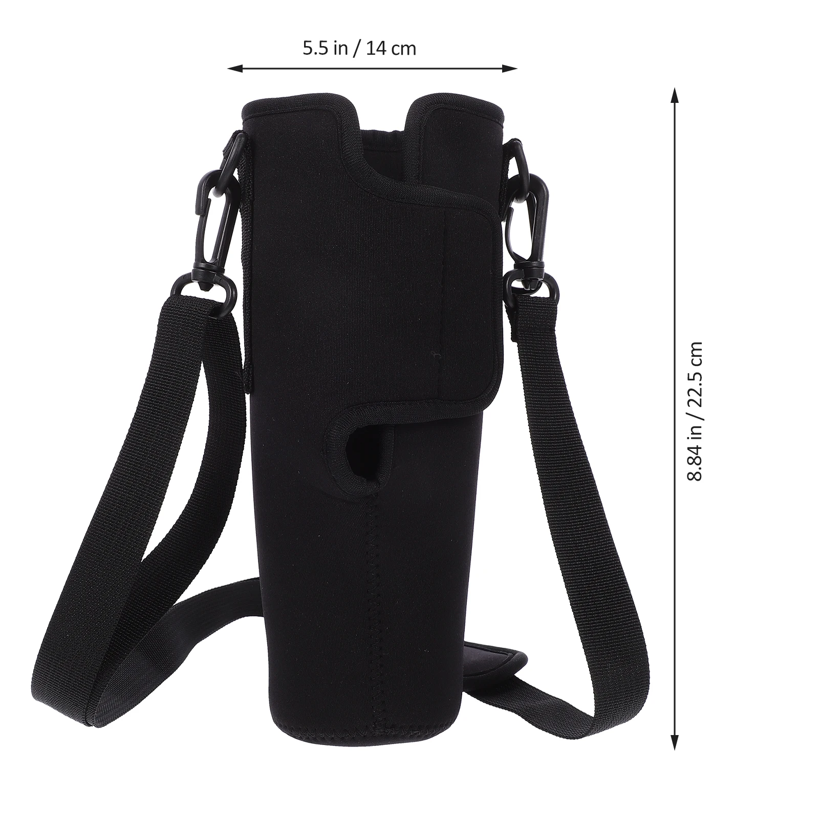 

Adjustable Strap Water Carrier Bag Portable Bottle Sleeve Cover For Travel Sports Lightweight Durable Cup Pouch With Shoulder
