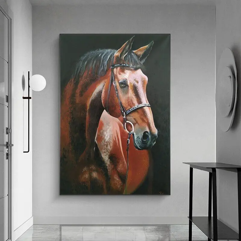 

Horse Picture Art Silk Poster Print Gift Home Wall Decor 24x36inch