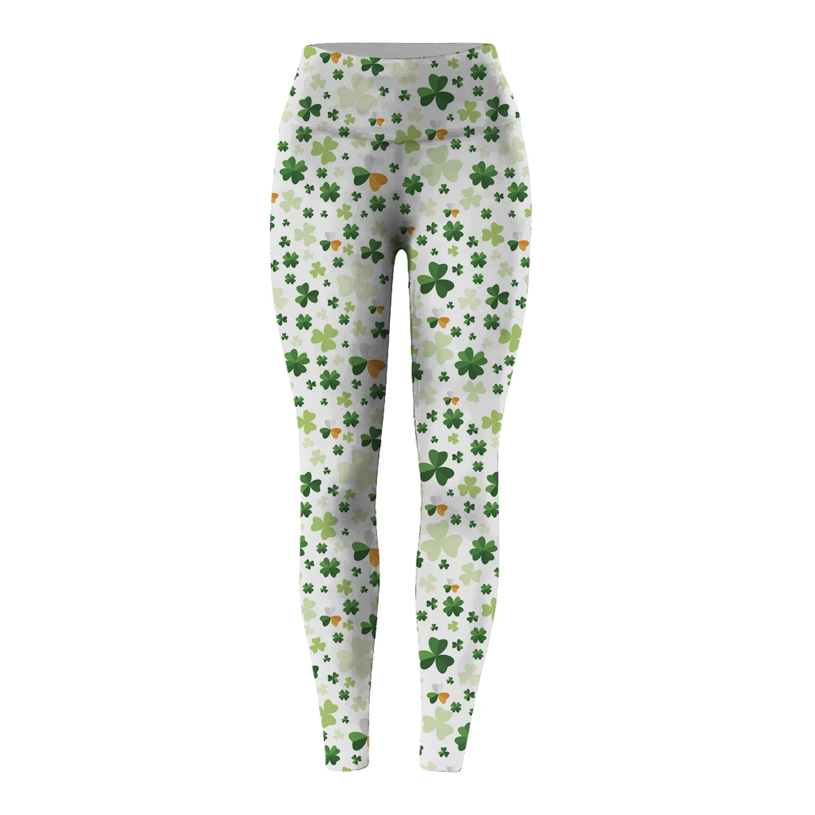 Mallas largas de cintura alta para mujer, Pantalones ajustados de Saint St Patricks Day, deportivos, gimnasio, Push Up, para correr