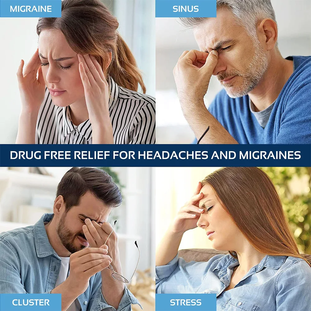 Migraine Relief Hat headache hat Gel Hot Cold Therapy Ice Cap For Relieve Pain Ice Hat Eye Mask Stress Pressure Pain Relief