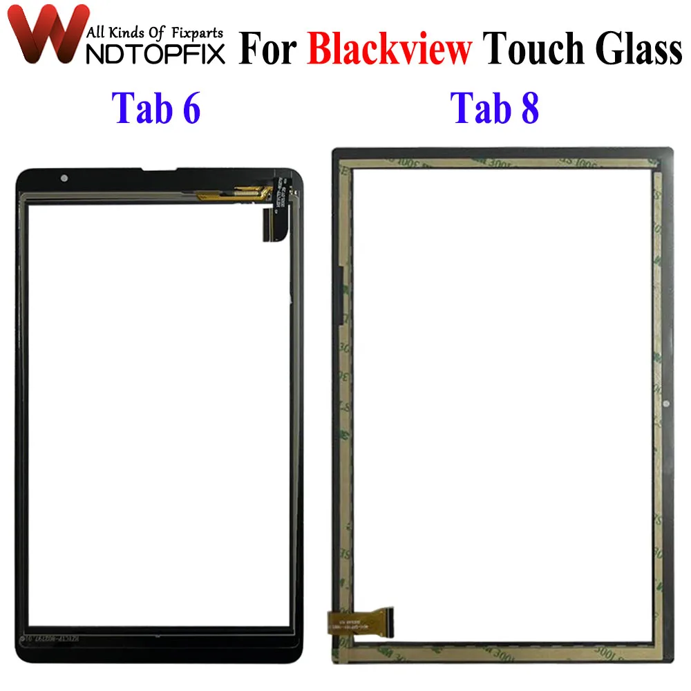 

8,0 дюйма для Blackview Tab 6, внешний емкостный сенсорный экран, дигитайзер, сенсорная панель, ремонт, запасные части 10,1 дюйма Tab 8, сенсорное стекло