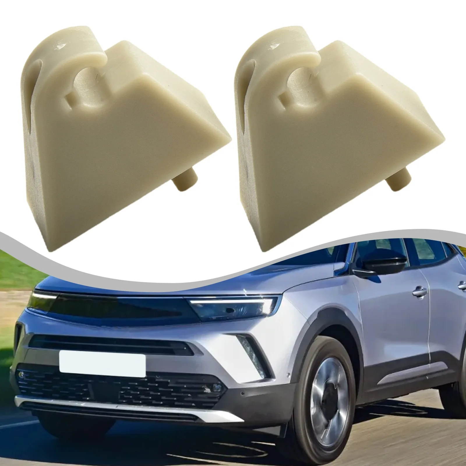 2pcs Car Interior Clips Fit Position Front Left Right Sun Visor Holder Clip For Vauxhall For Vectra For Astra F For Corsa B