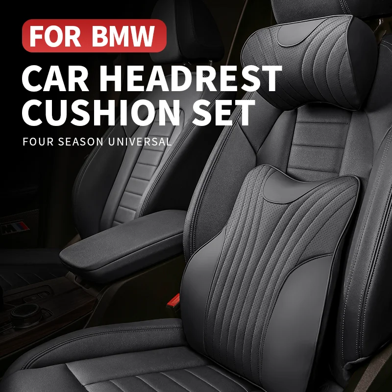 

Car Neck Pillow Protection Waist Pillow for BMW 3 Series e46 f30 f31 f34 f35 g20 g21 g28 I3 G28 E90 General Car Headrest Cushion