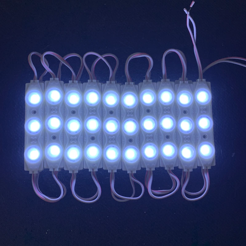 200 pz SMD 2835 MODULO LED 12 V DC 1.5 W bianco freddo impermeabile IP65 con dimensioni 86*16mm luce led iniezione per banner negozio