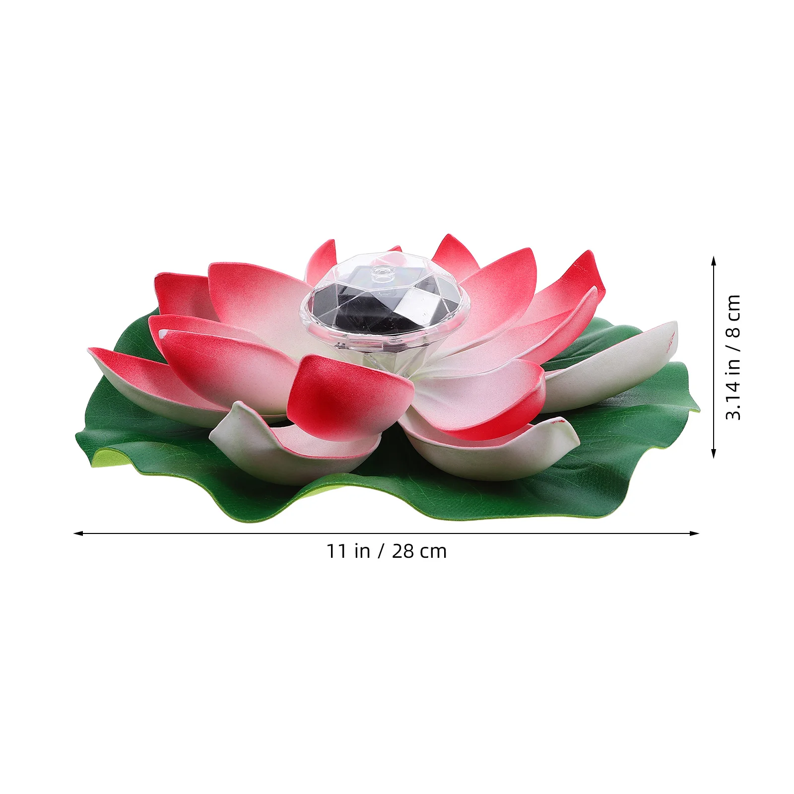 Colorful LED Solar Powered Lotus Flower Pool Decoration Lights Waterproof Floating Outdoor Garden Pond Lighting