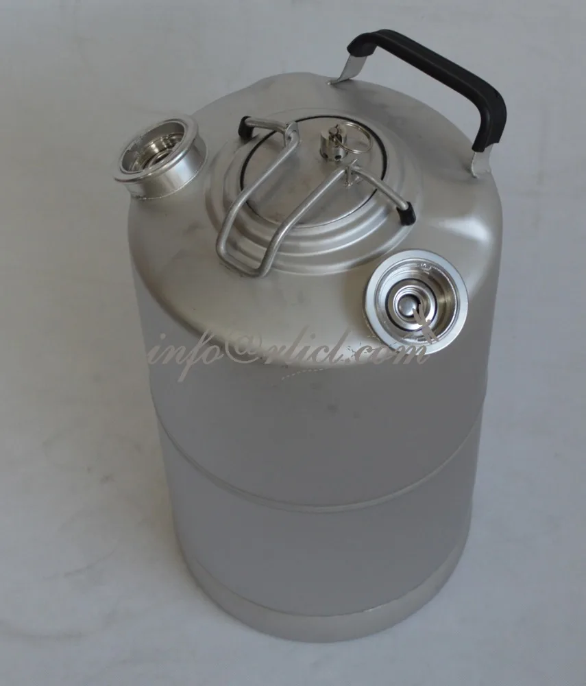 Home Brew Beer Cleaning Can Stainless Steel with two spears for Keg Cleaning Homebrewing