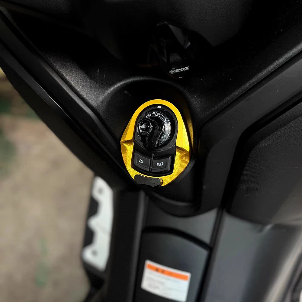Motorcycle Accessories Electric Door Lock Trim Cover Door Striker Lgnition Switch For XMAX300 XMAX 300 XMAX 2023 2024