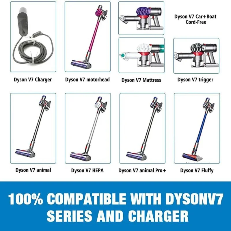 2525 New Dyson V7 battery 21.6V 12800mAh Li-lon Rechargeable Battery For Dyson V7 Battery Animal Pro Vacuum Cleaner Replacement