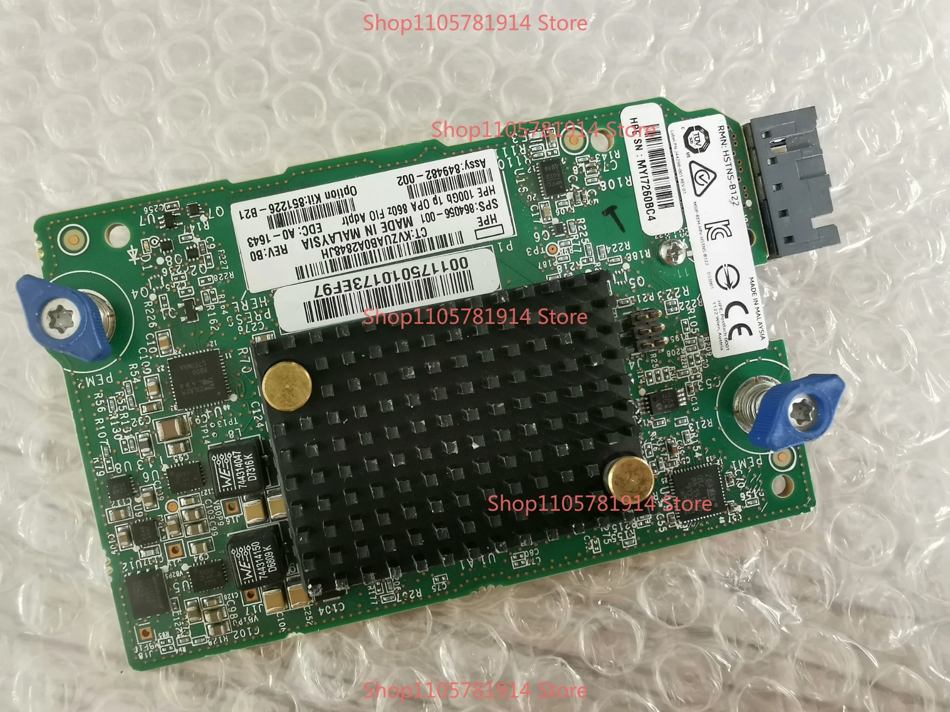 For HPE 851226 B21 100G OPA Server Network Interface Card Spare Part Number 864056 001