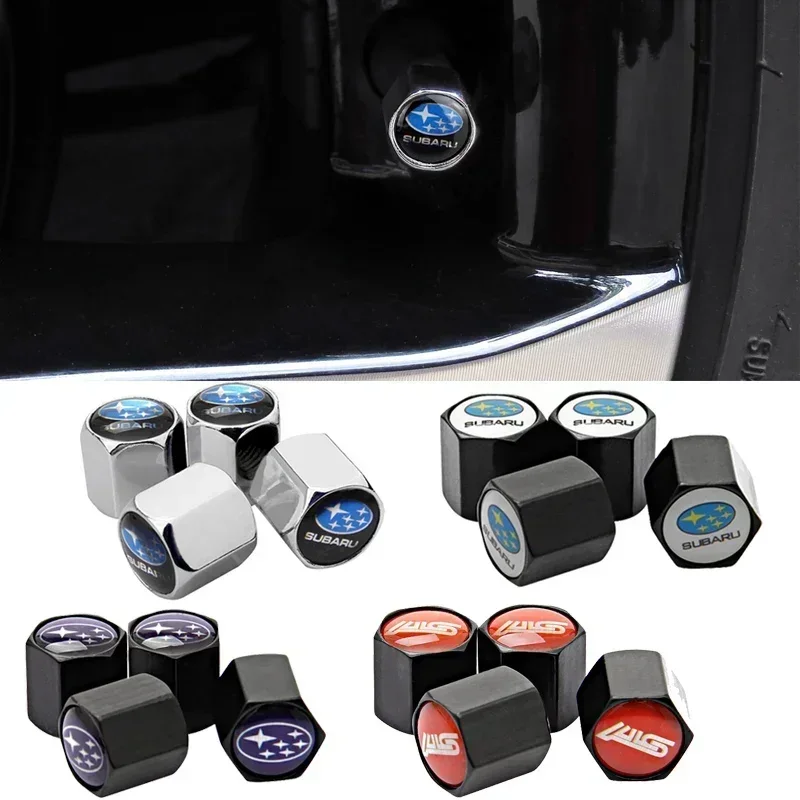 

Металлические колпачки для автомобильных шин, пылезащитные колпачки для клапанов для Subaru Forester Ascent Legacy XV Outback Exiga Levorg Tribeca Impreza