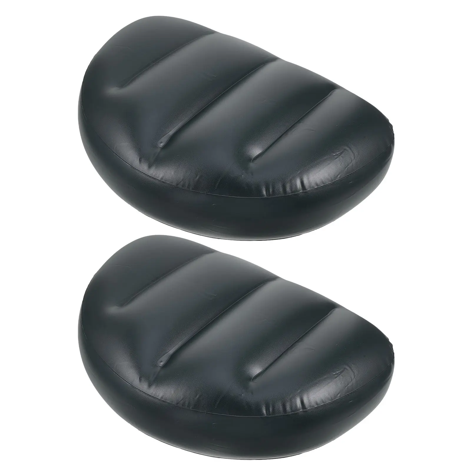 

2 Pcs Kayak Fishing Seat Pad Pressure Relief Gel Cushion Inflatable PVC Boat Chairs Comfortable Foldable Lightweight Storage