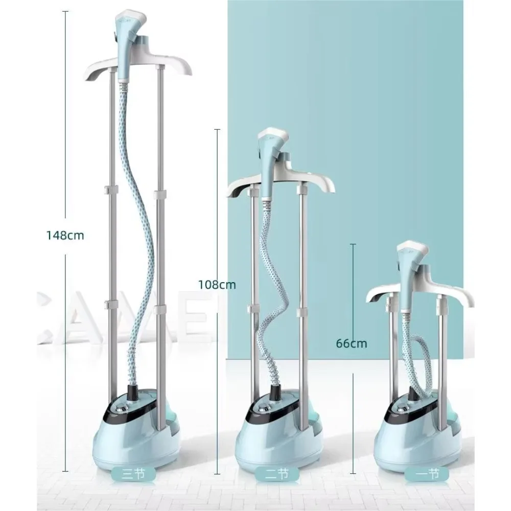 1800W Electric Steam Iron, Standing Garment Steamer, Clothes Steamer with Ironing Board, Powerful Wrinkle Remover