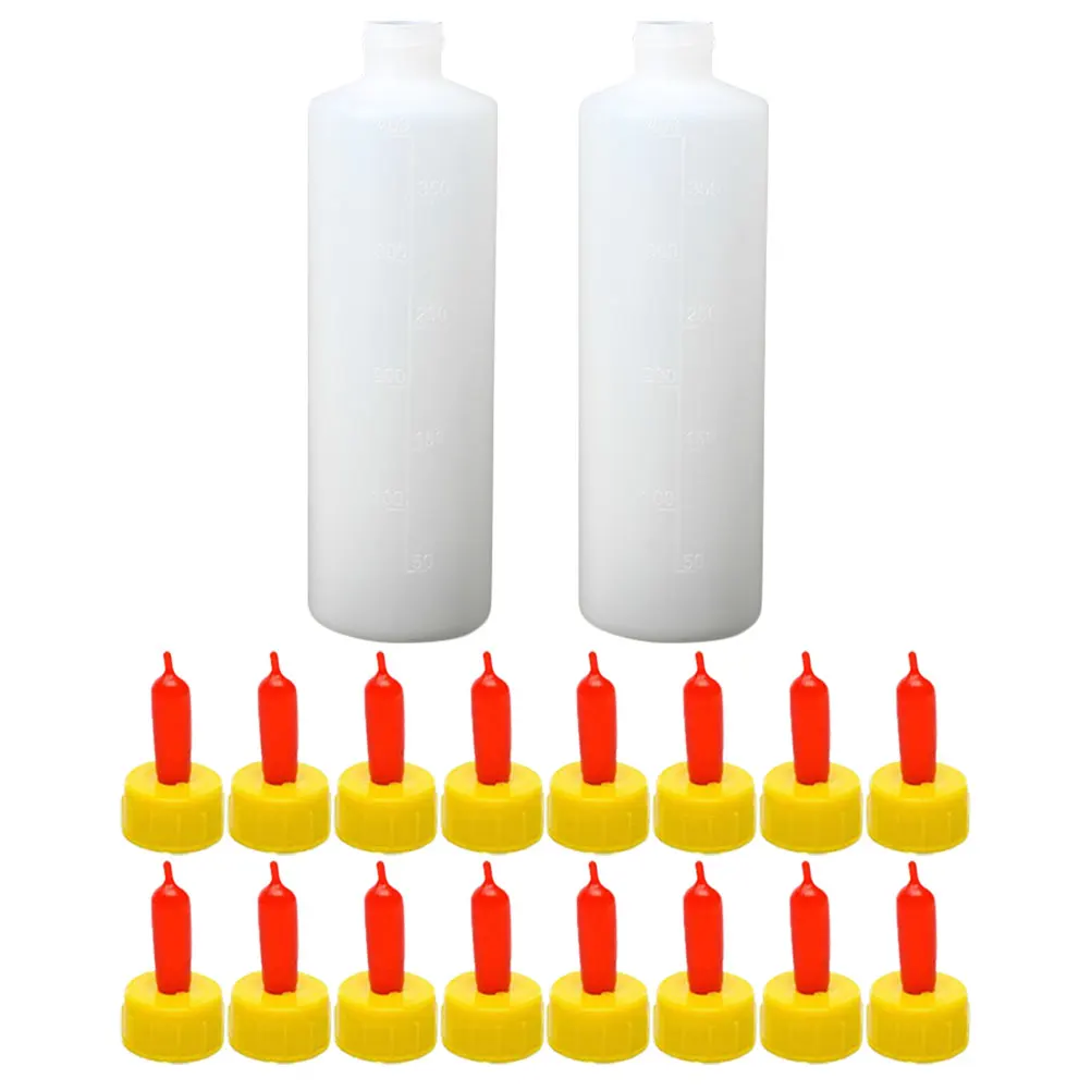 

1Set Lamb Nursing Bottle Plastic Livestock Feeding Tool Large Capacity Anti-Bite Pacifier Smooth Drinking Air Vent Design