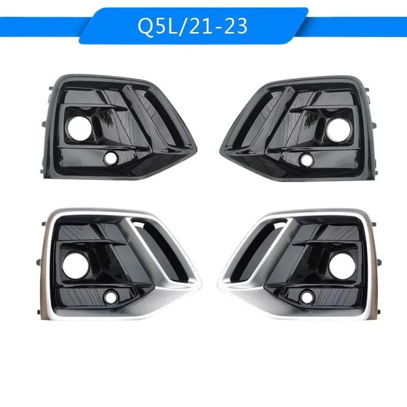

for 2021-2024 Audi Q5 the front bumper fog light grille and the fog light frame cover