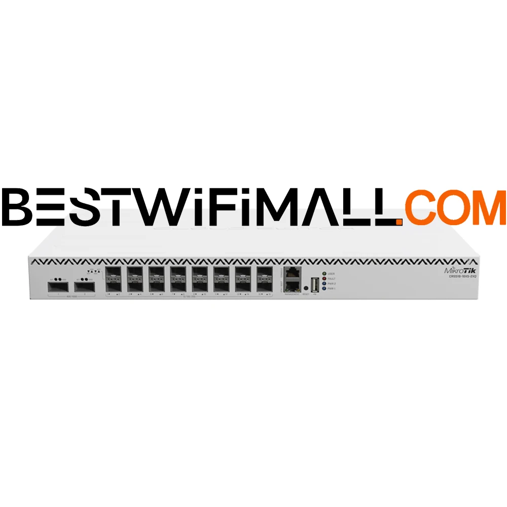 

MIKROTIK CRS518-16XS-2XQ-RM L3 Switch 2x100 Gigabit QSFP28 Ports And 16x25 Gigabit SFP28 Ports, VLAN ACL LACP MLAG Jumbo Frame